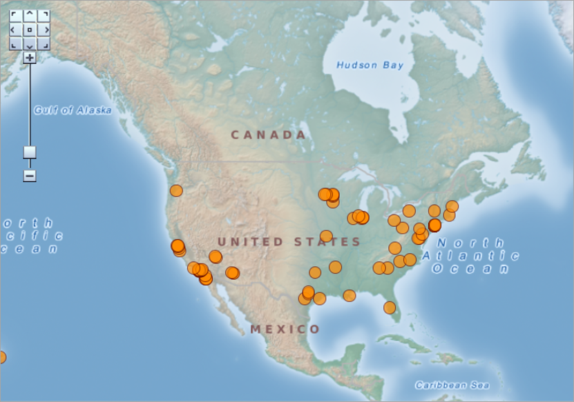 Bubble Map Visualization