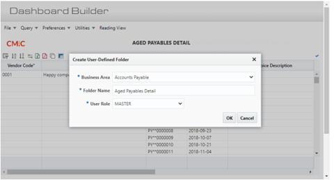Create User-Defined Folder