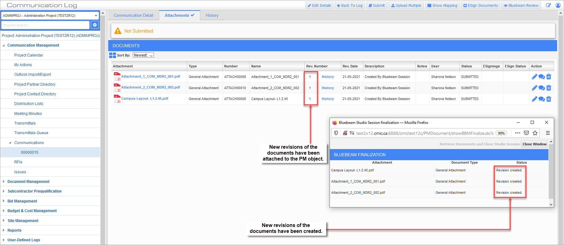 Bluebeam Integration - Create Bluebeam Studio Session