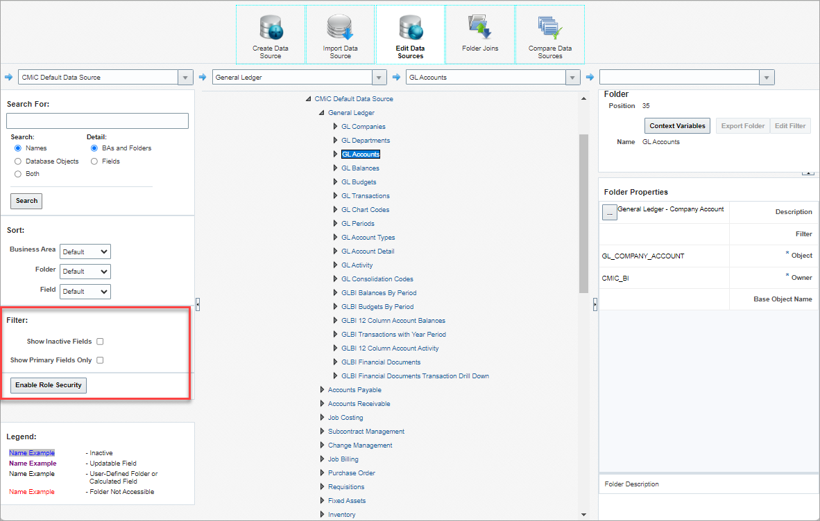 BI Catalog Builder - Search, Sort and Filter Tree Nodes