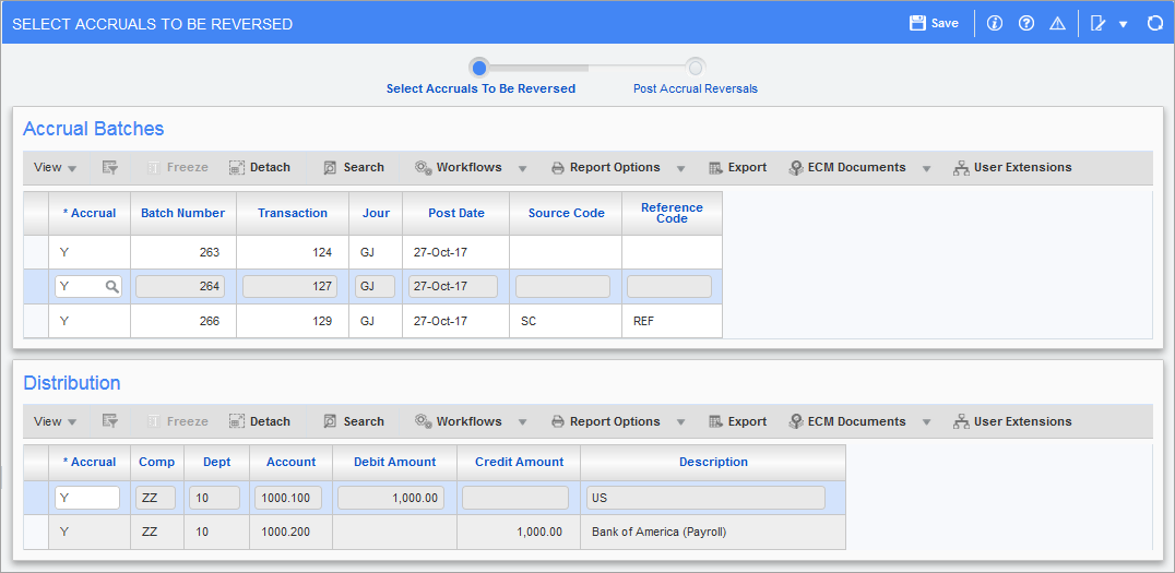 General Ledger - Processing Manual Accrual Transactions