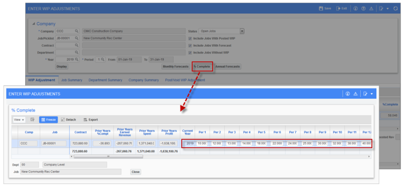 System Data - System Options - Forecast - Tab