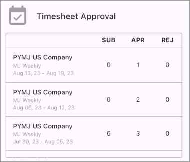 Construct ESS - Timesheet Approval