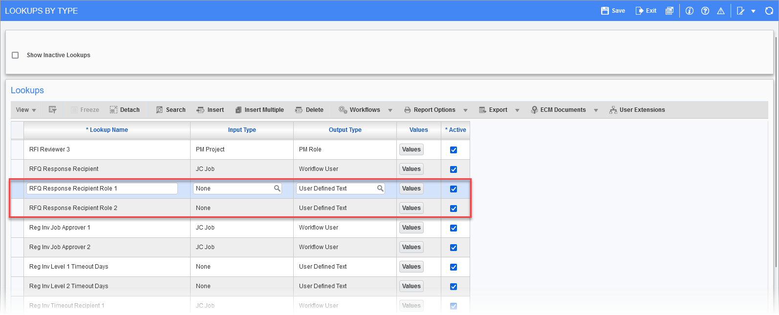 CMiC Field - RFQ Response Notification Setup