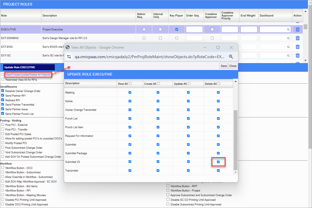 Construct PM - Submittals v2 Batch Deletion