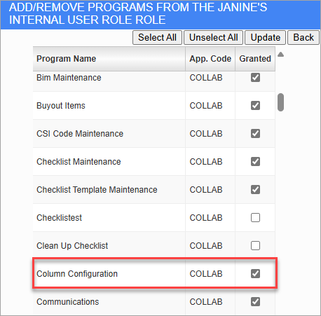 CMiC Field - Endless Scrolling in PCI Details