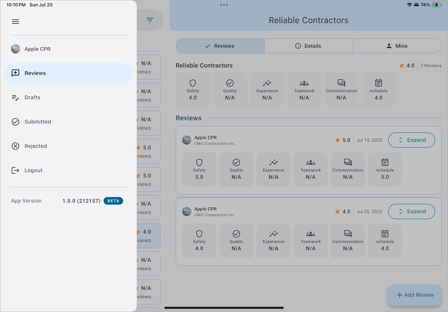 Construct PR - Getting Started