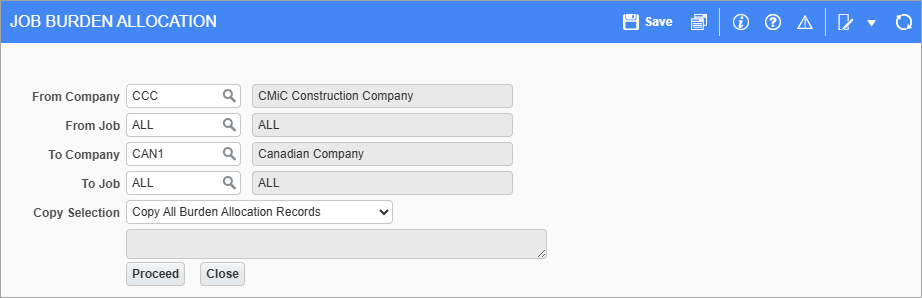 US Payroll - Job Burden Allocation