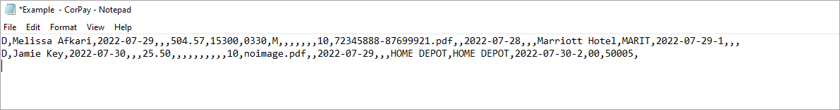 Imaging - Importing Comdata/Corpay/Concur Invoice Data into Imaging