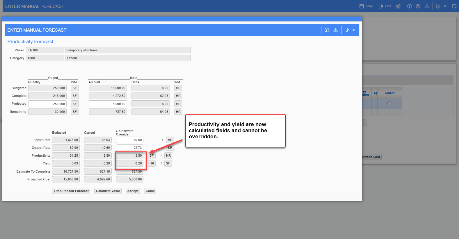 Job Costing - Using the [Calculate Value] Button in the Productivity ...