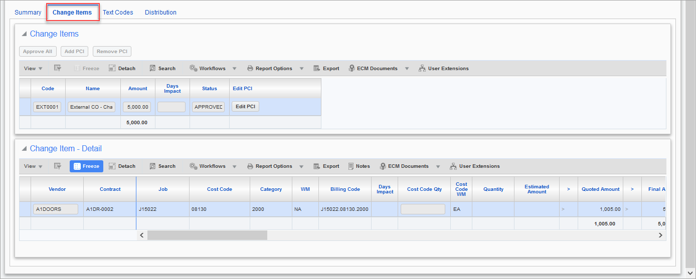 Change Management - Prepare Owner Change Order