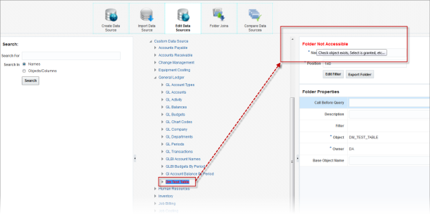 BI Catalog Builder - Editing Folders