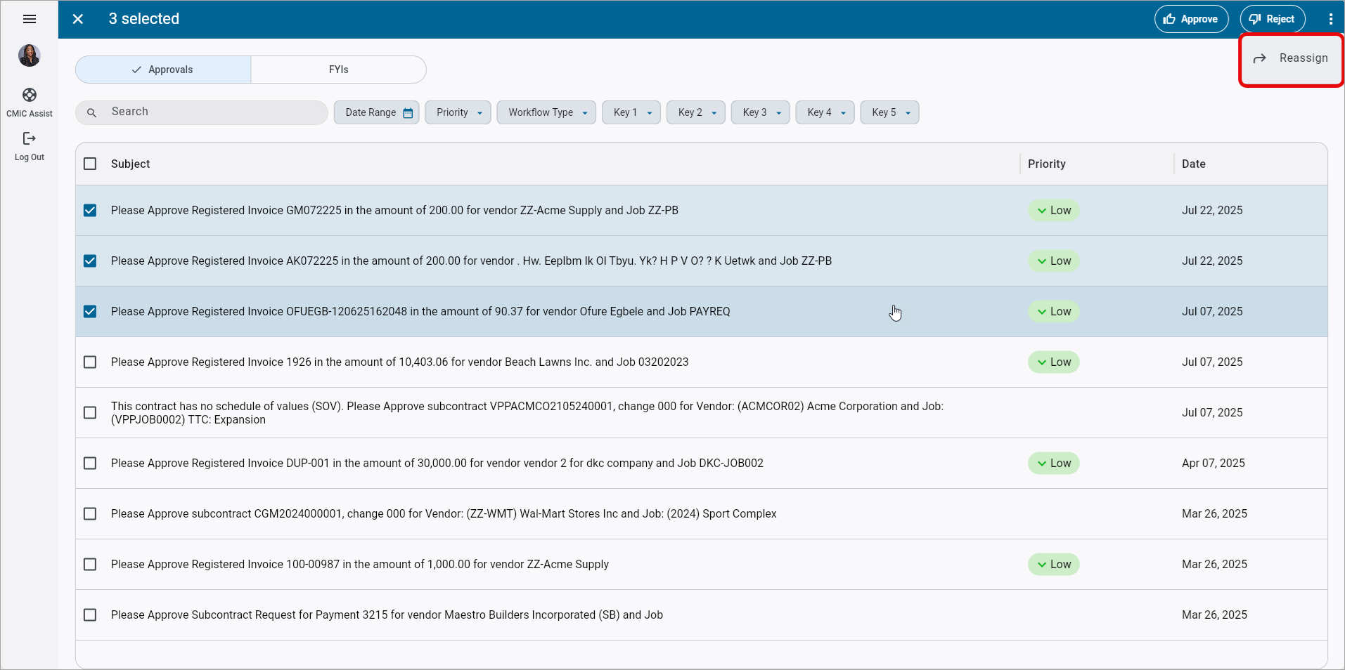 Construct APR - Batch Operations
