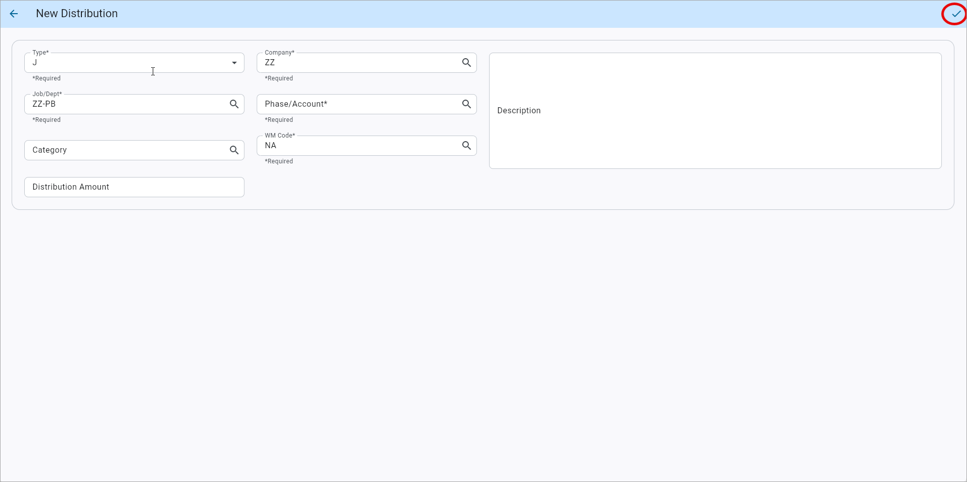 Construct APR - Add & Edit Distributions