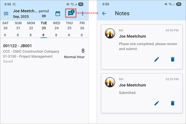 Construct ESS - Timesheet Entry