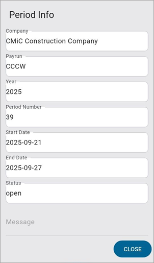 Construct ESS - Timesheet Entry