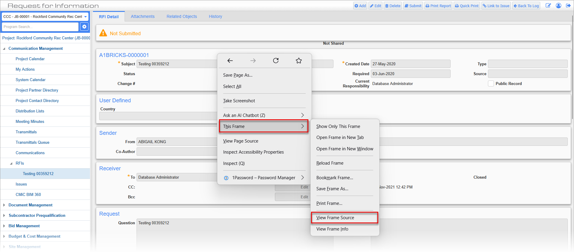 Support - Checking CMiC Versions