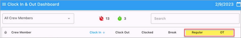 Construct CT Legacy - Real-Time Dashboard Rules and Exceptions