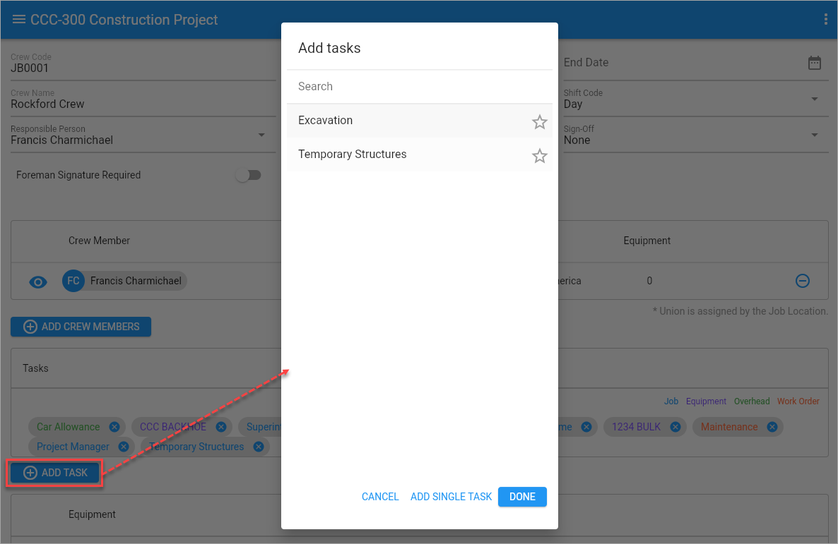 Construct CT Legacy - Assigning Default Categories