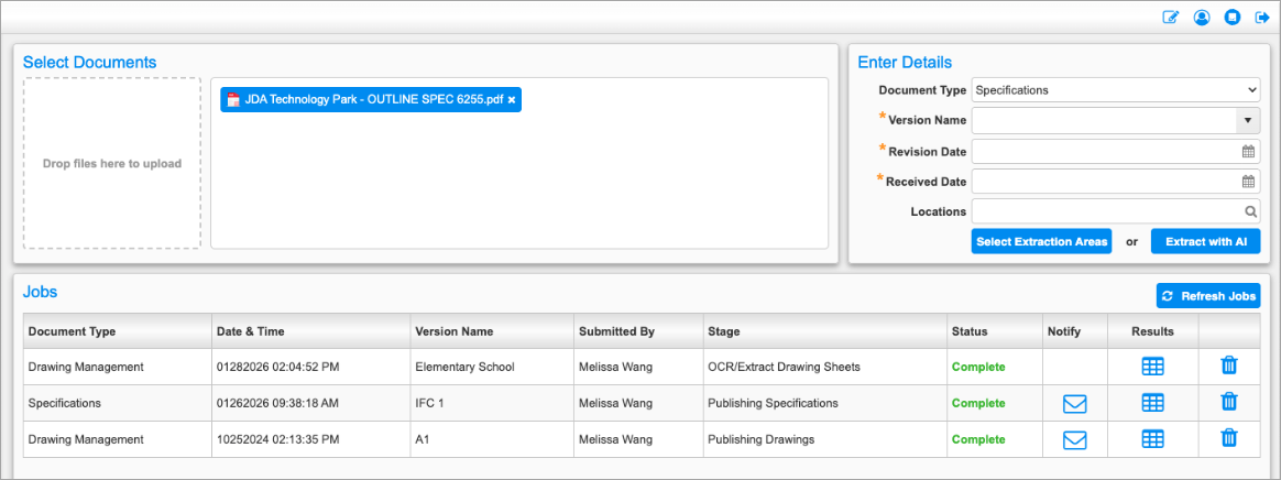 Nexus 01 Highlight - Construct PM - SubmittalsV2 - AI Specification ...