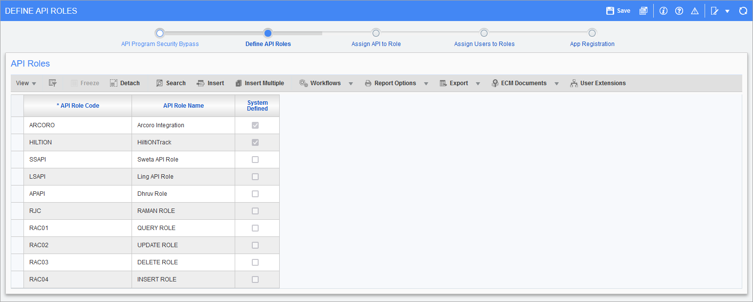 CMiC API Access Setup - Security Configuration