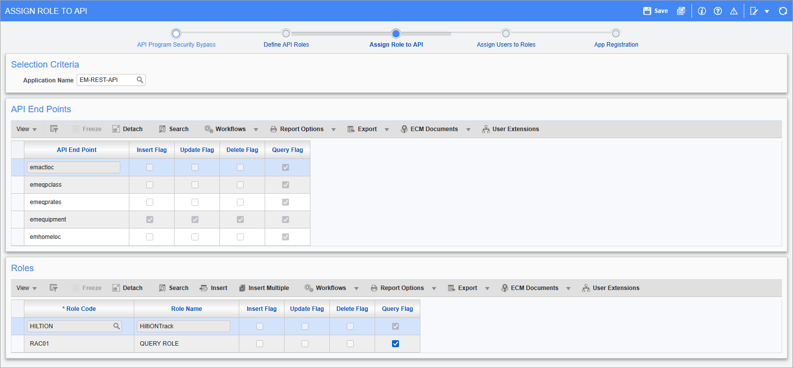CMiC API Access Setup - Security Configuration