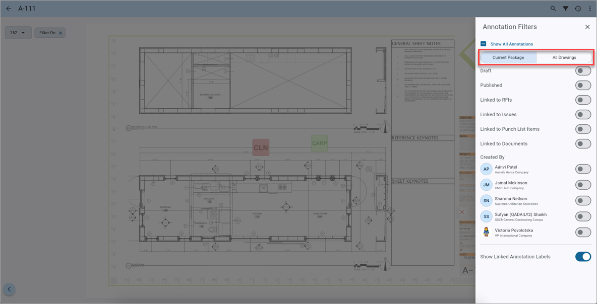 Patch 22 Highlight - Construct PM - Drawing Packages - Annotation ...